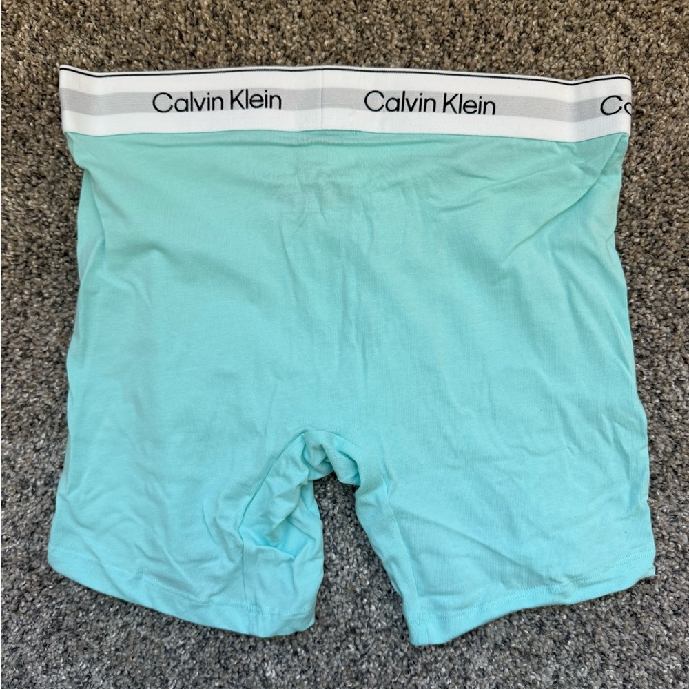 Light Blue Calvin Klein Boxer Briefs - Picture 2 of 3